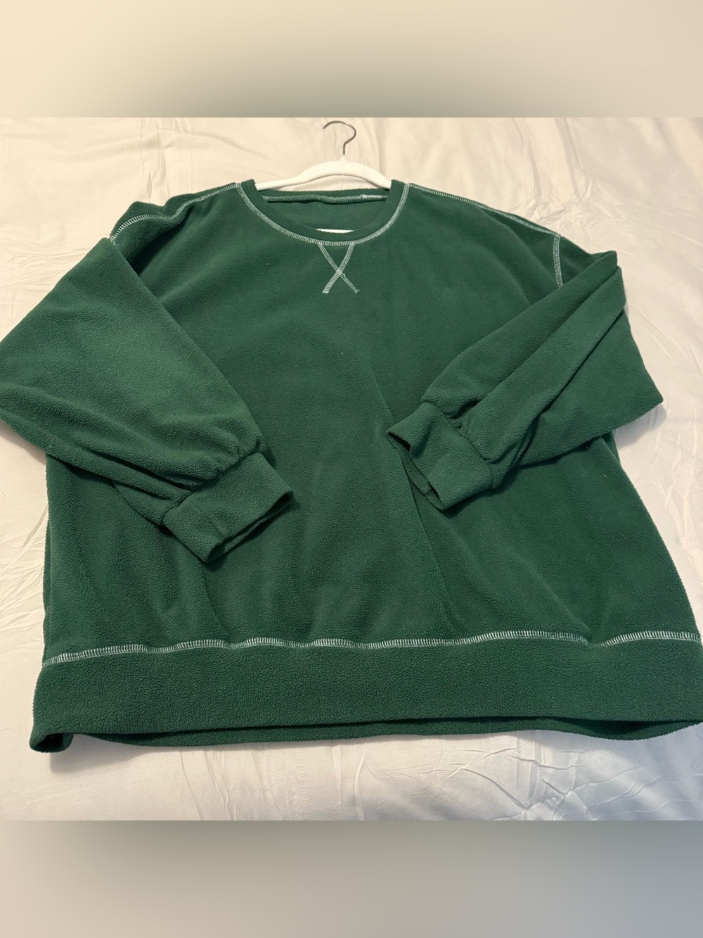 SHEIN Dark Green Crewneck Sweater